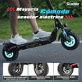 thumbnail image 3 of iScooter iX3 Scooter Eléctrico Plegable para Adultos, 1000W Motor Máxima, Velocidad Máxima 40KM/H, Patin Electrico con Dual Frenos y 4 Amortiguadores, Alcance de hasta 45KM, Batería(48V 10AH), 3 of 6