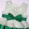 thumbnail image 5 of Gubotare Sequin Dress for Girls Toddler Tulle Dress for Girls Layered Tutu Ruffle Dresses Swing Twirly Fairy Summer Birthday Party Wedding Sundress 3T 4T (Green,3-4 Years), 5 of 8