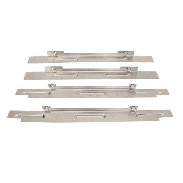 Accesorios para plancha con protección contra el viento 4 Uds protector contra el viento para horno acero inoxidable Universal para acampar ANGGREK Otros