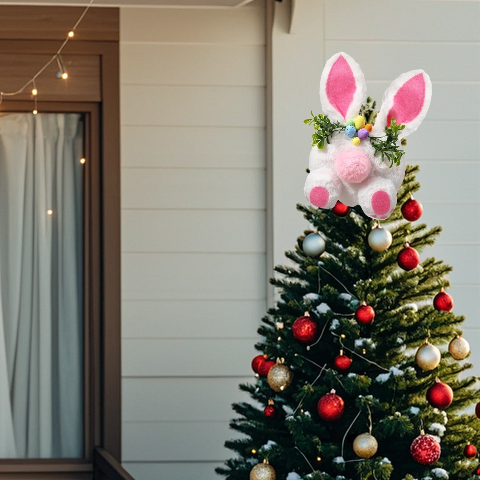 Easter Bunny Plush Toy with Motion - Soft Interactive Battery Powered Rabbit for Kids, Spring Home Decor, Shelf & Nursery Companion（No Battery Included）