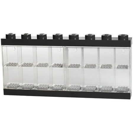 LEGO Minifigure Display Case 16, Black (Best Way To Display Legos)