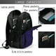 thumbnail image 4 of Disketp Glittering Purple Starfield Mochila de Viaje Estampada para Laptop con Puerto de Carga USB, Mochila Impermeable para Computadora – Regalo para Hombres y Mujeres, 4 of 7
