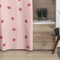 thumbnail image 3 of Cortina de Baño Impermeable Juana Gallo Grande con Diseño de Fresas Rosa, 3 of 7
