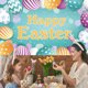 thumbnail image 1 of Decoraciones de Pascua, pancartas de Pascua, 3 tamaños diferentes, pancartas navideñas, fondos de Pascua, feliz Pascua, decoración para interiores y exteriores, vallas de jardín, fiestas temáticas de, 1 of 6