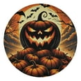 thumbnail image 2 of Lotusprinthandmade Scary Pumpkin Halloween Spare Tire Cover Without Backup Camera Hole 6 Sizes (30 in.)– Tire Cover With Halloween Theme, 2 of 7