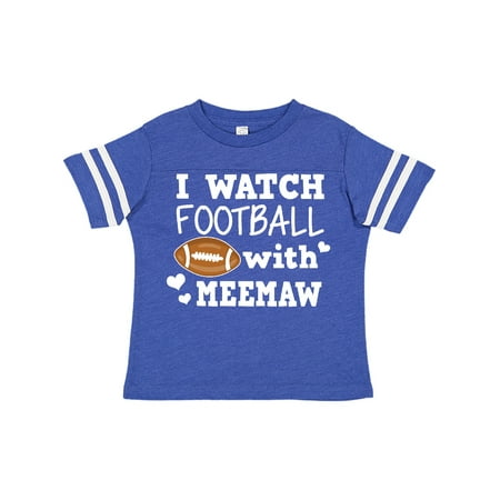 

Inktastic I Watch Football with My Meemaw Gift Toddler Boy Girl T-Shirt