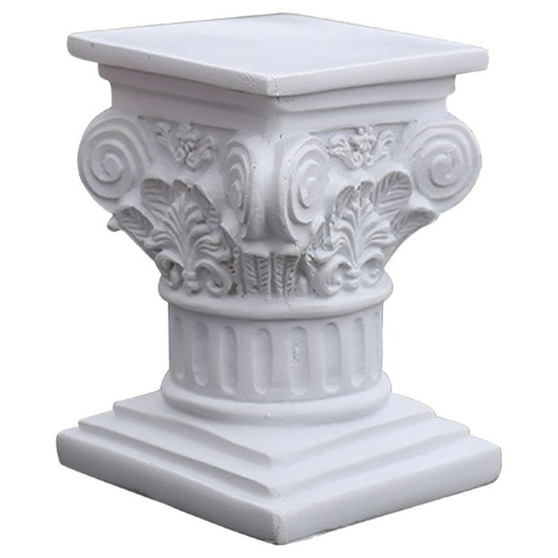 Loviver - Estatua de columna griega en miniatura para pilar romano, pedestal para boda, interior Multi
