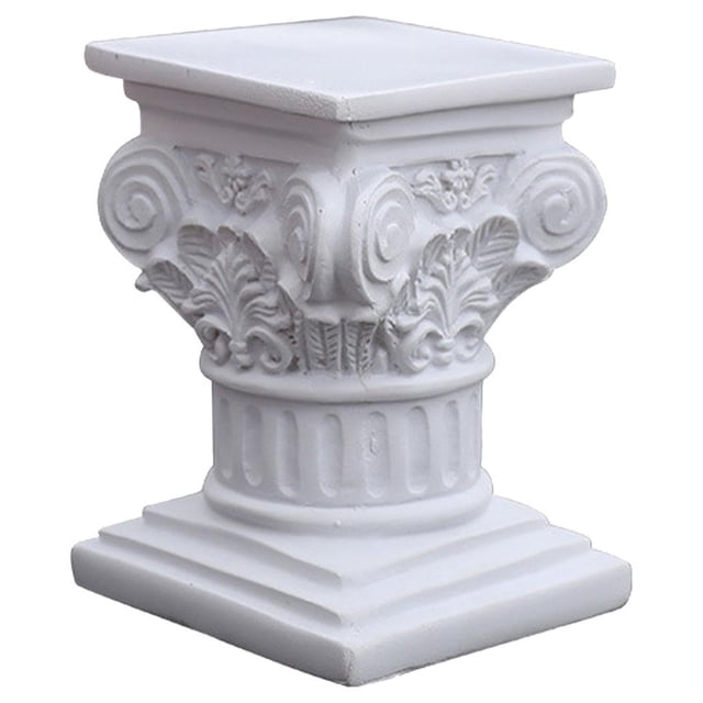 Pilar romano en miniatura griega Estatua Pedestal Stand Boda Interior Multi Gloria Pilar romano