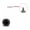black, variant on Titanium Alloy CZ Body Piercing Jewelry, Prong Set Cartilage Lip Tongue Brow Stud