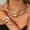 80869710, variant on 2Pcs Chunky Gold Statement Jewelry Set for Women Bold Golden/Silver Choker Necklace Bracelet Ring Set Minimalist Open Adjustable Geometric Collar Necklace Fashion Jewelry Accessories for Women