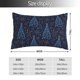 thumbnail image 2 of Fotbe Shining Christmas Tree Funda de Almohada Decorativa Estilo Occidental, Lujo en Algodón, Fundas para Almohadas King, Cojín Estampado para Decoración del Hogar-16"x24", 2 of 6