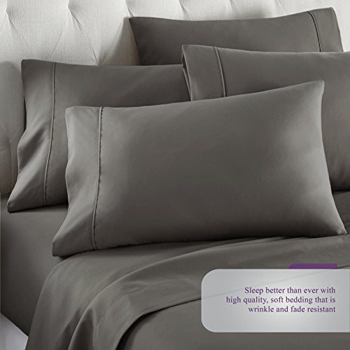 Danjor Linens Queen Size Bed Sheets Set - 1800 Series 6 Piece Bedding Sheet  & Pillowcases Sets w/ Deep Pockets - Fade Resistant & Machine Washable -  Grey - Coupon Codes, Promo