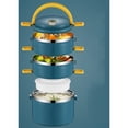 thumbnail image 6 of 4 Layer Stainless Steel Insulated Lunch Box, Leak-Proof Food Container with Lid for Office, Work, School, And Portable Meal Storage Harlik, 6 of 8