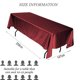 thumbnail image 2 of Cubierta de mesa de fiesta de satén 147*259cm mantel rectangular decoración de mesa de tela suave para decoración de mesa de banquete de boda Vhermosa BST3023106-3, 2 of 6
