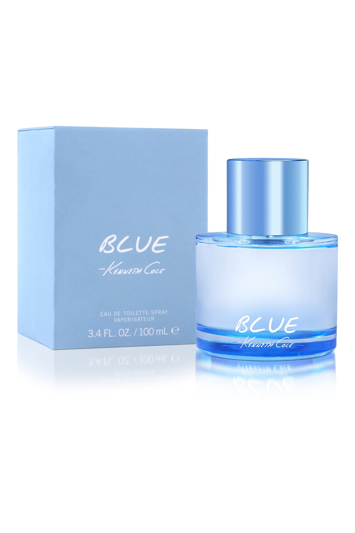 Kenneth Cole Blue Eau de Toilette, Cologne for Men, 3.4 oz