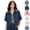 Dark Blue-A, variant on Denim Jackets for Women Plus Size Short Sleeve Versatile Jean Cardigan Jacket Thin Shawl Top Blouse
