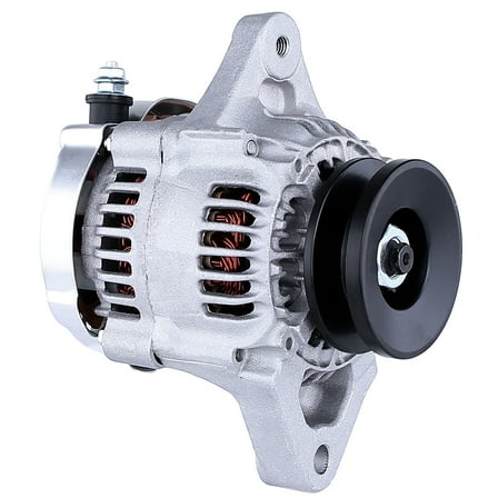 New Alternator Compatible With John Deere Tractors 3120-4710  Utility 3120  and Backhoe 110 Loader Yanmar 4TNE84; Also With Komatsu Compact Wheel Loader WA30-5  WA40-3  WA50-3