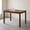 Brown, variant on Demi Bonn 48" Wooden Dining Table for 4 People, Rectangular Kitchen Table with Rubber Wood Legs for Dining Room, Dinette, White
