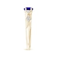 thumbnail image 3 of ANGARA Natural 1.25 ct Tanzanite Vintage Style Ring with Diamond Accents in 14K Yellow Gold for Women (Size-8x6mm) | December Birthstone, Anniversary, Jewelry Gift for Women | Natural Tanzanite Ring, 3 of 9