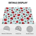 thumbnail image 3 of Honeii Ladybugs And Flowers 1 Print Kitchen Drying Mat Coffee Bar Mat Hide Stain Coffee Maker Mat for Countertops Coffee Pot Dish Drying Mat, 3 of 7