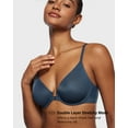 thumbnail image 4 of Women's Mesh Front Closure Bras Unlined Sheer Demi No Padding Underwire Bra, 4 of 6