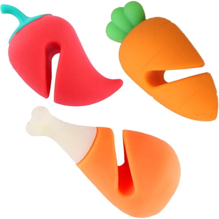 3-pack Pot Lid Holder Silicone Spill Guard Pot Lid Holder Splash Proof Steam Release Pan Lid Holder Kitchen Utensils Decoration Pot Lid