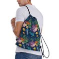 thumbnail image 3 of Kdxio Undersea Animals Print Drawstring Backpack Bag,Waterproof Draw String Back Sack, Gym Drawstring Bags Swim Bag For Unisex, 3 of 9
