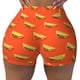 thumbnail image 2 of Fotbe tortilla tacos Shorts Sin Costuras – Shorts Deportivos de Cintura Alta para Mujer, Elásticos para Gimnasio, Yoga, Running o Ciclismo-X-Large, 2 of 8