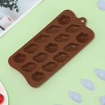 thumbnail image 4 of Molde de chocolate de silicona de 15 cavidades, 4 paquetes de moldes de gelatina de chocolate con forma de concha de almeja de silicona antiadherente de calidad alimentaria brillar Electrónica, 4 of 5