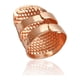 thumbnail image 5 of Cateissary Protección de la yema del dedo Antideslizante Dedal Agujas para trabajar a mano Accesorios de bordado artesanal Profesional Oro rosa M Type2 NO2, 5 of 6