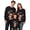 Black_001, variant on HJYCHN Christmas Family Matching Sweatshirt Christmas Sweatshirts Reindeer Holiday Letter Print Long Sleeve Crewneck Relaxed Fit Grey_004 Women_L