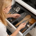 thumbnail image 3 of Stainless Steel Air Fryer Replacement Tray Grilling Rack Compatible with Crispi FN101 Non-Stick Easy Clean Heat Bakeware Accessory Heavy Duty Oven Safe, 3 of 3