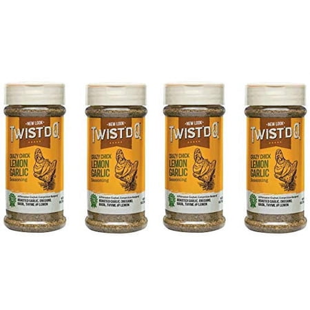 Twist d Q - Crazy Chick Lemon Garlic Seasoning - 4 Pack - Twisted Q