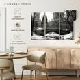 thumbnail image 4 of Elephant Stock Central Park Bw Wall Art - Horizontal Multi Panel Canvas - Living Room Wall Decor - Places Multi Panel - Black And White Decor By Philippe Hugonnard - 23" x 14", 4 of 4