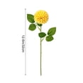 thumbnail image 3 of Realistic Artificial Dandelion Chrysanthemum Flower, Bendable Plastic Faux Bloom for Vase Bouquets, Table Centerpiece Wedding Backdrop Photo, Topliu, 3 of 6