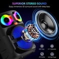 thumbnail image 4 of JYX Altavoz Bluetooth, Altavoz Portátil Bluetooth con Luces Rgb, Sistema de Altavoces para Fiestas con 2 Micrófonos para Exterior/hogar, T28-T, 4 of 8