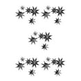 thumbnail image 2 of QualitChoice 1 Set Star Decorations Household Interesting Exquisite Stars Pendant Party Supply Craft Decoration Decor Props for Layout Dark grey 5Set, 2 of 6
