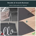 thumbnail image 3 of Tapis de Porte avant Intérieur Extérieur, Tapis d'Entrée Imperméable à Profil Bas pour Porte Arrière, Tapis en PVC Doux Aspect Cuir pour Entrée, Facile à Nettoyer et Résistant aux Taches, Gris Foncé, 15.7x11.8 Pouces, 3 of 4