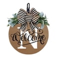 thumbnail image 1 of Xihbxyly Placa para Corona de Puerta Principal, Decoración para Todo El Año, Estilo de Temporada, Señal de Bendición Familiar, Lista para Regalar, Tamaño 30 X 30 Cm, 1 of 1
