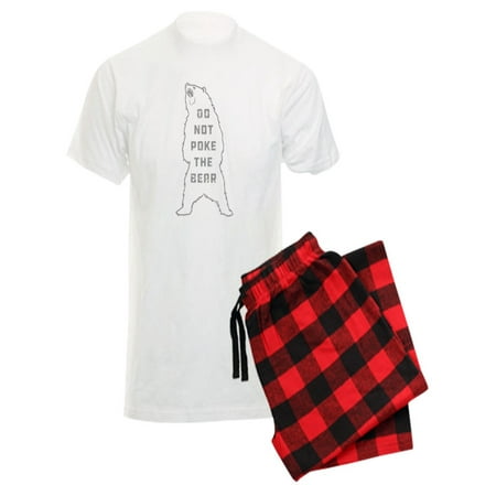 

CafePress - Do Not Poke The Bear Pajamas - Men s Light Pajamas