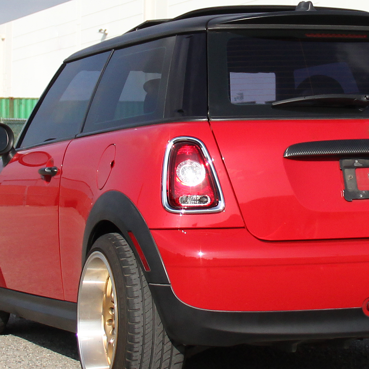 Spec-D Tuning LED Red Tail Lights Compatible with 2011-2015 Mini Cooper Base/S Hatchback and Convertible, Left + Right Pair Assembly