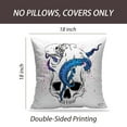 thumbnail image 2 of LALILO Throw Pillow Covers Octopus Skull Animal Art Bone Creative Cushion Cover 18" x 18", 782 Pack, 2 of 6