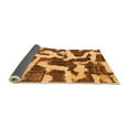 thumbnail image 2 of Ahgly Company Indoor Rectangle Abstract Orange Modern Area Rugs, 8' x 10', 2 of 4