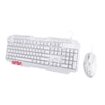 thumbnail image 4 of Teclado Y Mouse Alámbrico TechZone Edición Cometa Plug&play Color Del Mouse Blanco Color Del Teclado Blanco, 4 of 5