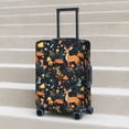 thumbnail image 6 of Disketp Forest Elf Elastic Travel Luggage Cover Travel Suitcase Protective Cover For Trunk Case Apply To 18''-32'' Suitcase Cover-X-Large, 6 of 7