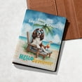 thumbnail image 5 of English Springer Spaniel Hello Summer Beach Theme with Sunglasses and Tropical Cocktail Travel Passport Wallet Springers Dog Lover Gifts PU Leather Passport Holder Cover - 00009, 5 of 5