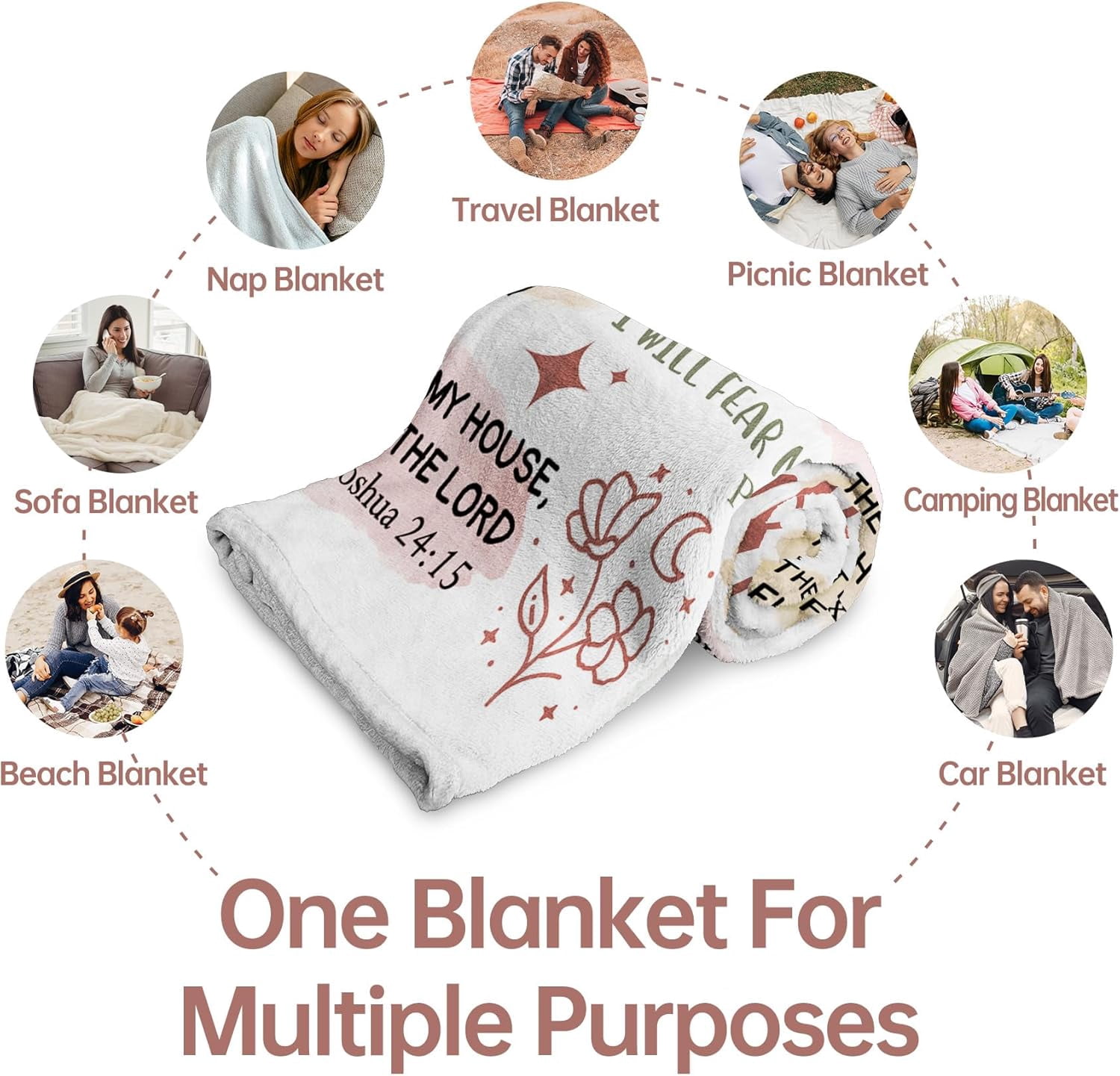 Christian Gifts for Women Birthday, I Am a Child of God Blanket, Baptism Gifts for Girl, Teen Girl Gifts Trendy Stuff, Inspirational Confirmation & First Communion Gifts for Girls