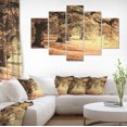 thumbnail image 1 of Imagerie Rêveuse de Forêt d'Automne - Art Moderne sur Toile, 1 of 3