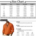 thumbnail image 3 of Mens Shirts Men's Oversized Linen Lapel Tied Shirt For Home Casual Fashion V-neck Long Sleeved Shirt Gifts for Men White Linen 2XL, 3 of 5