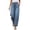 Light Blue, variant on Tqcoqu Elastic High Waist Wide Leg Jeans for Women,Loose Fit Casual Washed Denim Pants with Side Pockets,Black Women's S-XXL